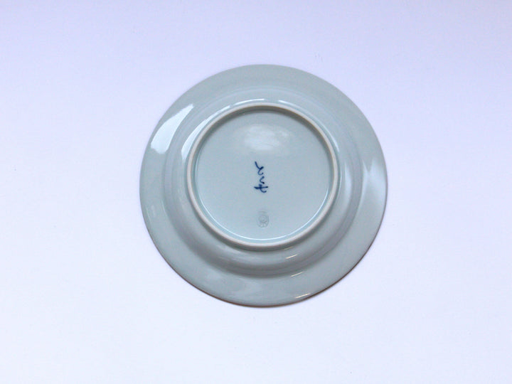 Vine Arabesque Rim Plate Small - Crafted By Tokushichi Kiln