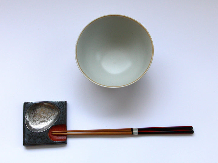 Cat and Ladle Rice Bowls White - Crafted By Soetake Pottery