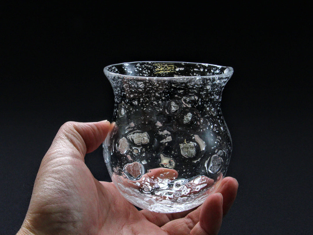 Scattered Clouds Shochu Glass - Crafted By Hiroko Takayama