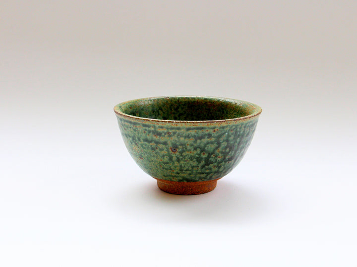 Oribe White Slip New Rice Bowl Small - Crafted By Hyozan Kiln