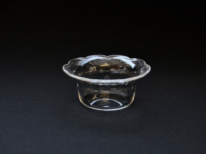 Small Flower Bowl with Bubbles - Crafted By Masashi Saigo