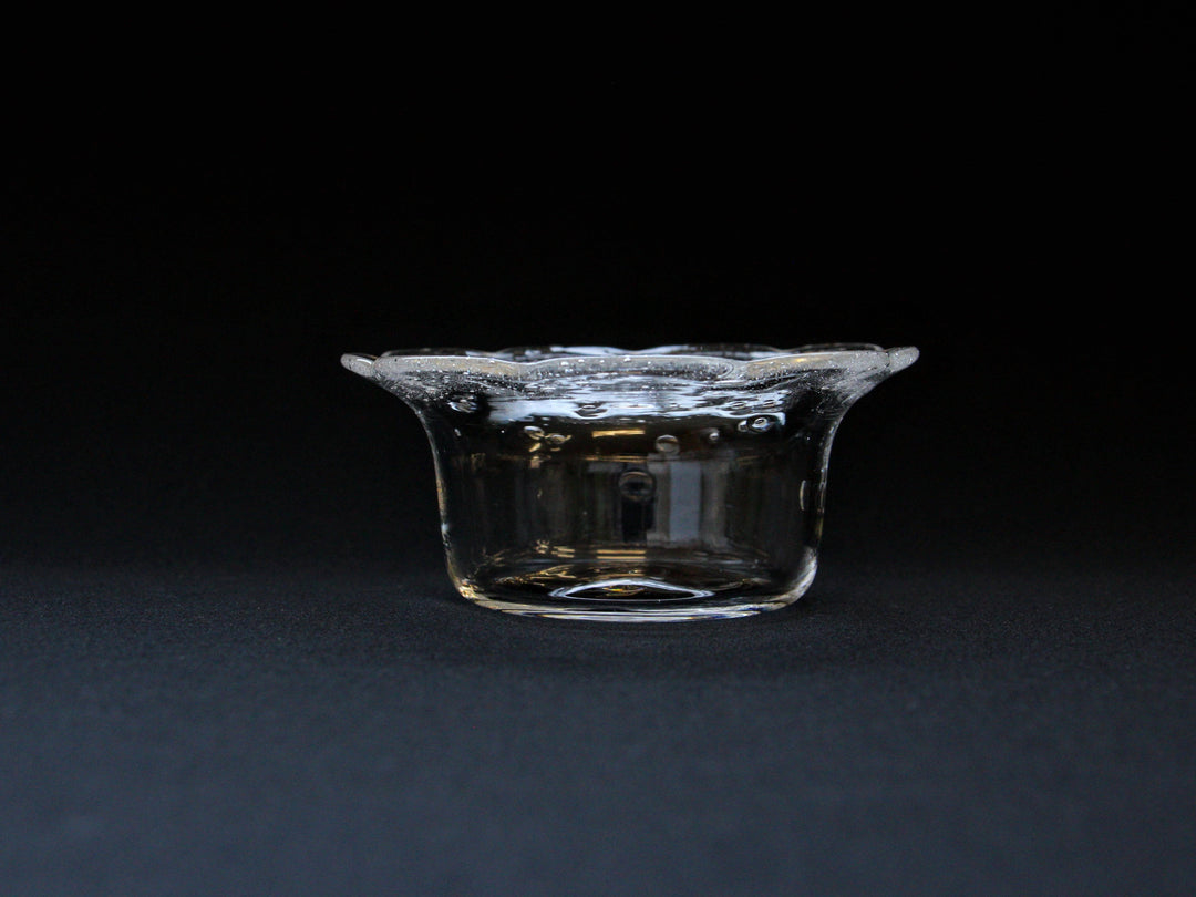 Small Flower Bowl with Bubbles - Crafted By Masashi Saigo