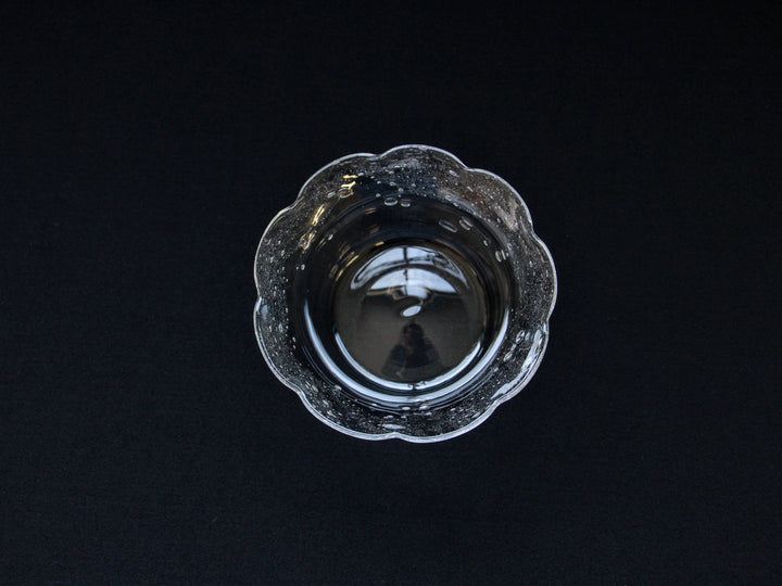 Small Flower Bowl with Bubbles - Crafted By Masashi Saigo