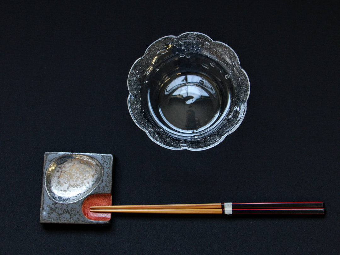 Small Flower Bowl with Bubbles - Crafted By Masashi Saigo