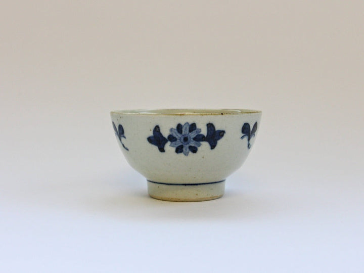 Old Underglazed Flower Bowl Small - Crafted By Pottery Ao