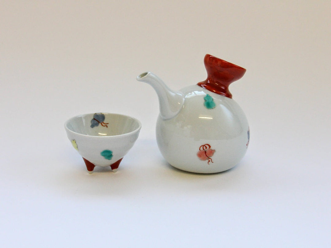 Gourd Sake Bottle - Crafted By Tokushichi Kiln