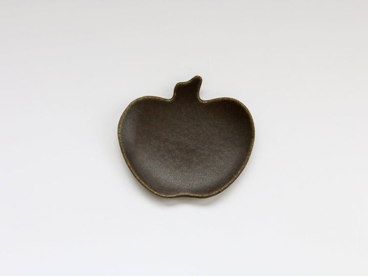 Rust Glazed Apple Plate Small - Crafted By Furutani Pottery