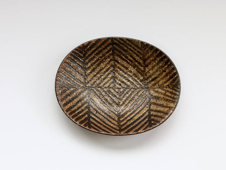 Inlaid Oval Plate - Crafted By Seitoen