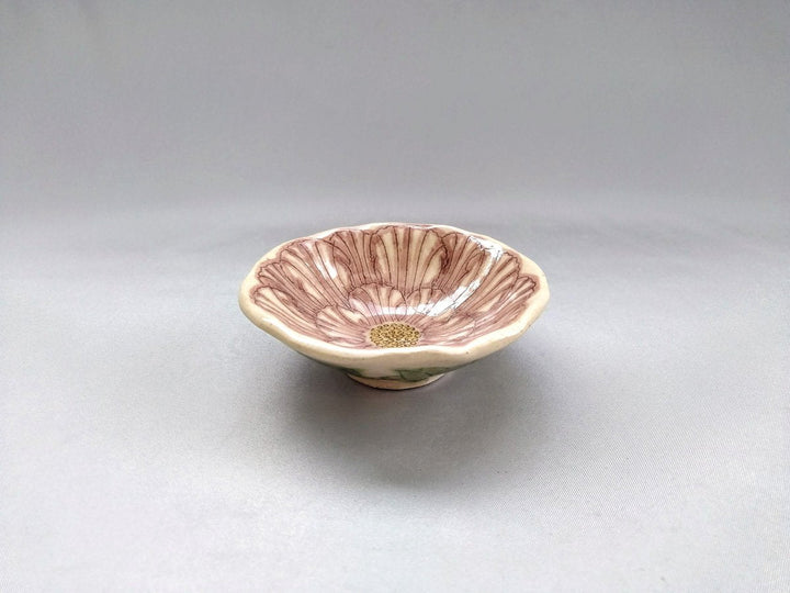 Peony Flower Rinka Small Bowl Purple - Crafted By Yoshihei Kato