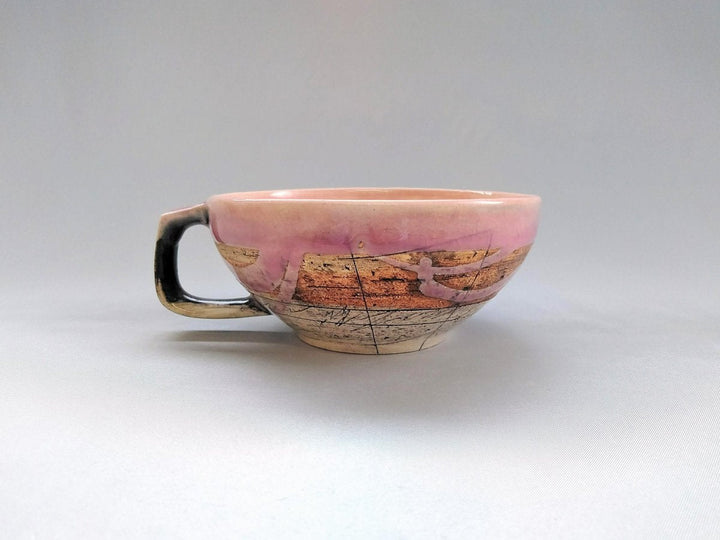 Cafe Soup Pink - Crafted By Kakurin Kiln