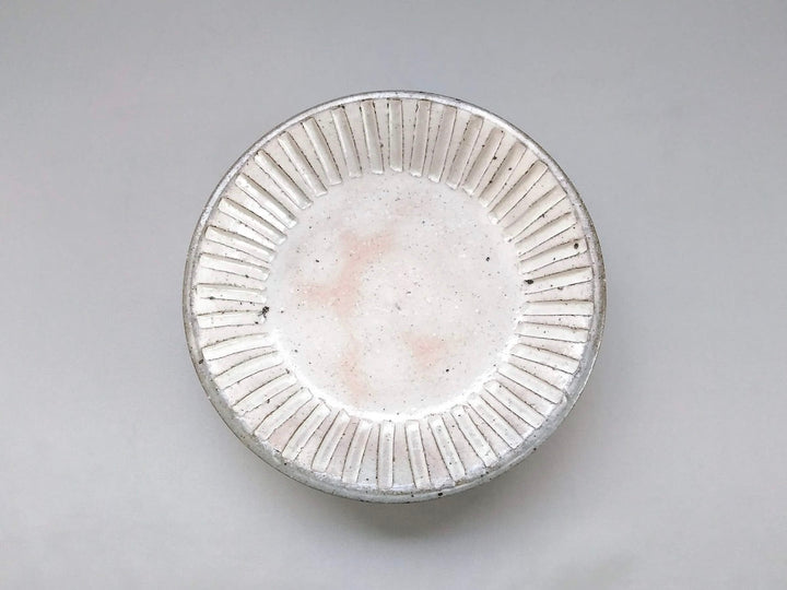 Shallow 6-Sun Pot made from finely shaved White Slip - Crafted By Hyozan Kiln