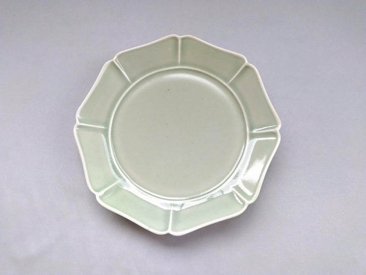 Green Celadon Octagonal 7-Sun Plate - Crafted By Pottery Ao