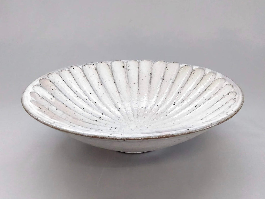 White Slip thick shavings 6.5-Sun Bowl - Crafted By Hyozan Kiln