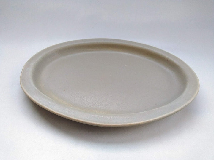 Color Matte Oval Plate L Green - Crafted By Takuya Ohara