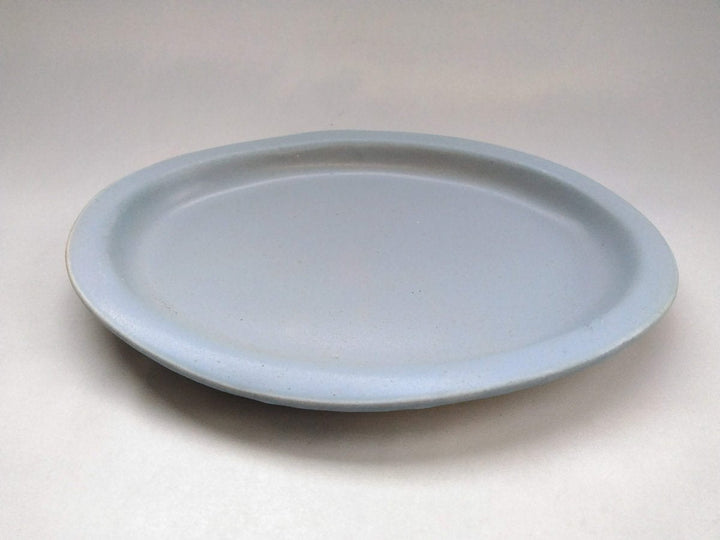 Color Matte Oval Plate L Blue - Crafted By Takuya Ohara