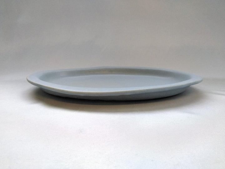 Color Matte Oval Plate L Blue - Crafted By Takuya Ohara