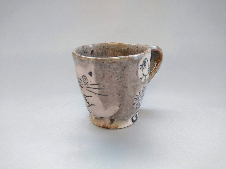 Mouse Shino Cat Mug - Crafted By Hiroshi Sato