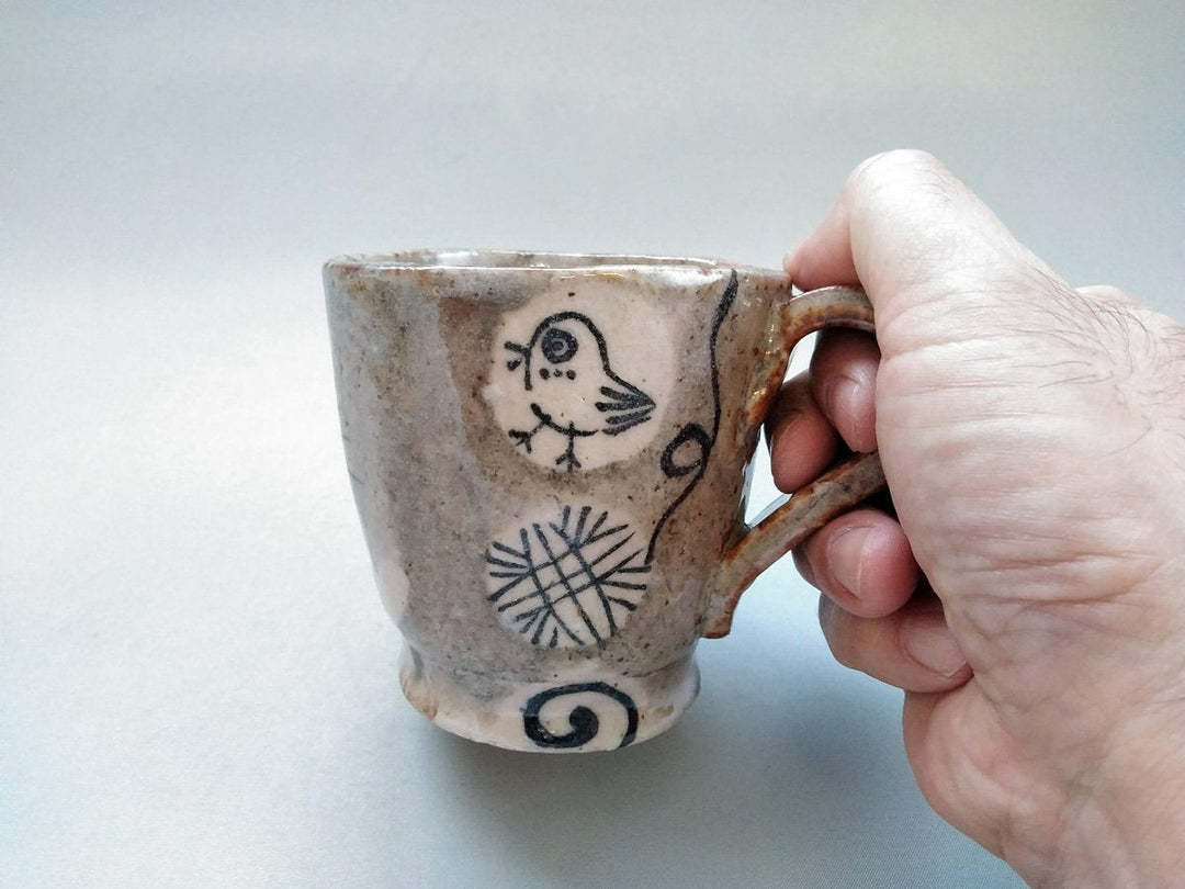 Mouse Shino Cat Mug - Crafted By Hiroshi Sato