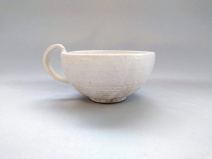 New White Slip Soup Cup - Crafted By Masahiro Kumagai