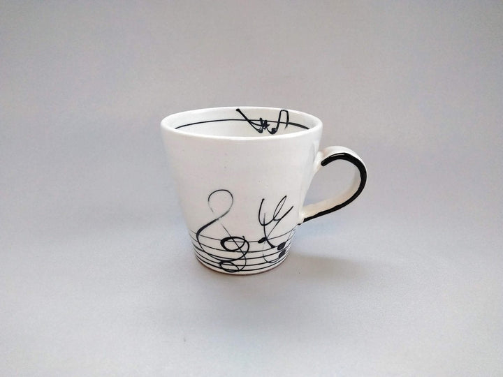 White Note Mug - Crafted By Takee Tatsu