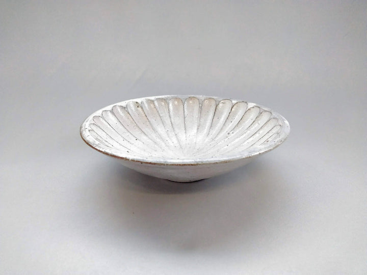 White Slip thick shavings 5.5-Sun Bowl - Crafted By Hyozan Kiln