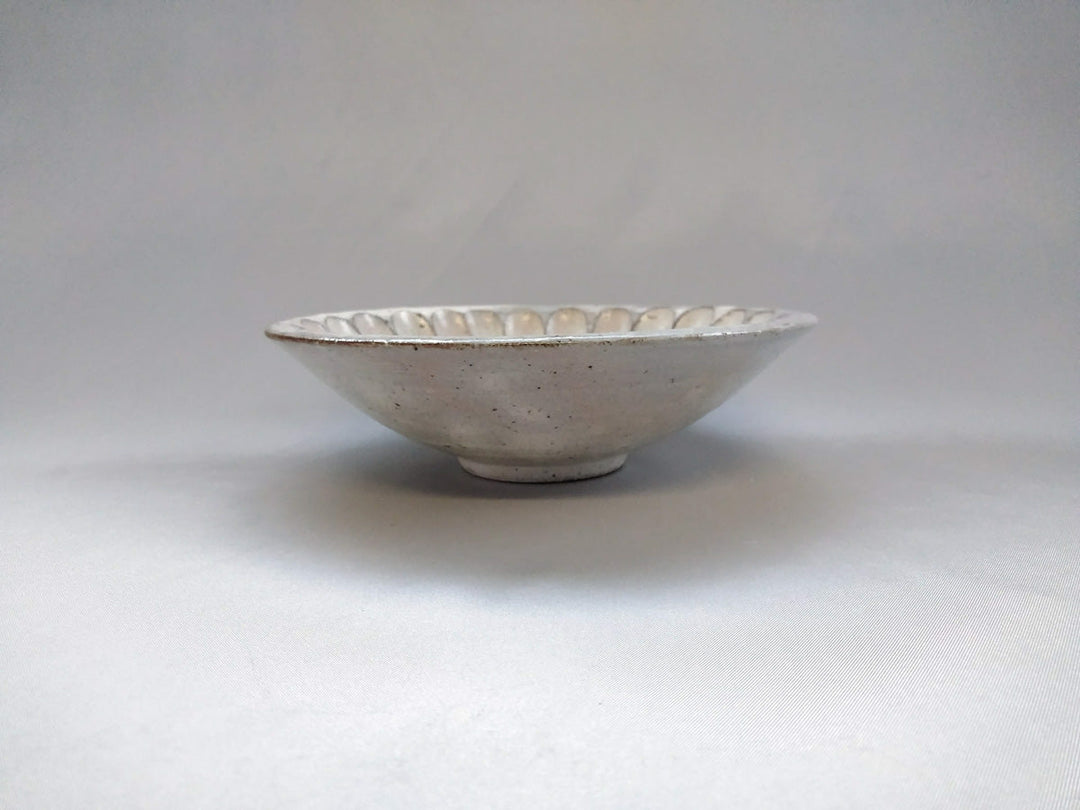 White Slip thick shavings 5.5-Sun Bowl - Crafted By Hyozan Kiln