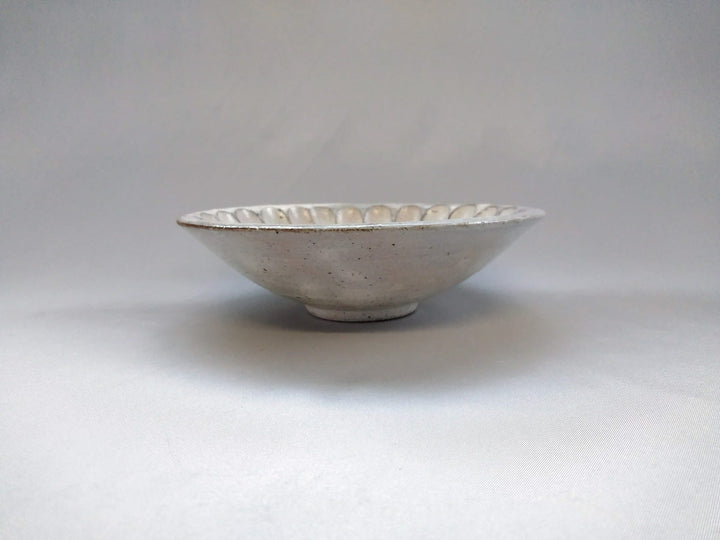 White Slip thick shavings 5.5-Sun Bowl - Crafted By Hyozan Kiln