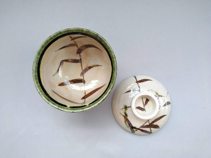 Oribe grass Pattern lid - Crafted By Renji NakagakiSizeAs each piece is handmade, slight variations may occur. 
<br>Thank you for your understanding.