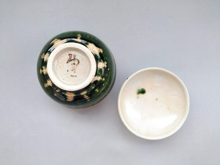 Oribe grass Pattern lid - Crafted By Renji NakagakiSizeAs each piece is handmade, slight variations may occur. 
<br>Thank you for your understanding.