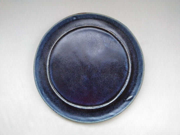 Deep Blue Glazed Dinner Plate - Crafted By Kazuhito Yamamoto