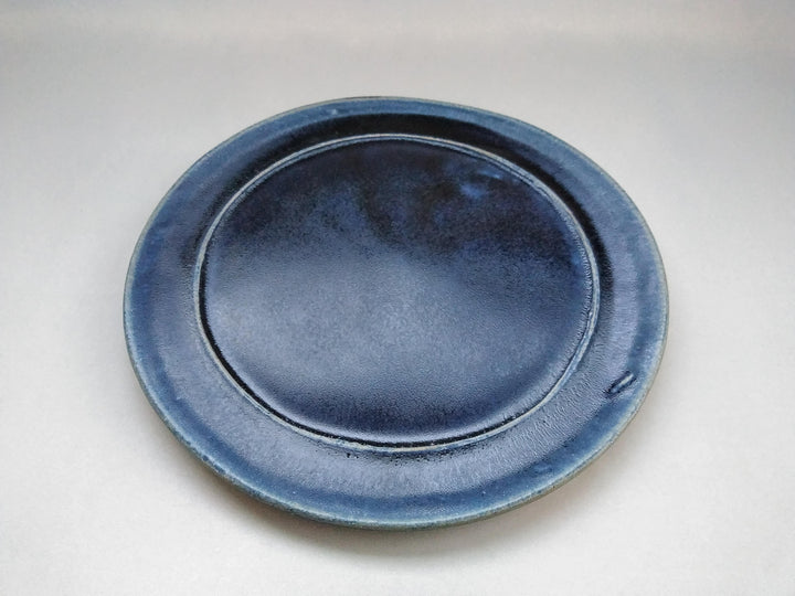 Deep Blue Glazed Dinner Plate - Crafted By Kazuhito Yamamoto