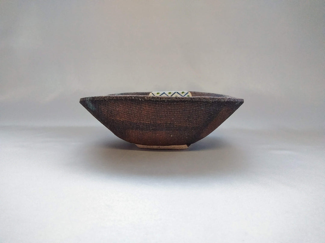 Square Pot Plum Pattern - Crafted By Kosai Kiln