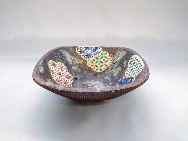 Square Pot Plum Pattern - Crafted By Kosai Kiln