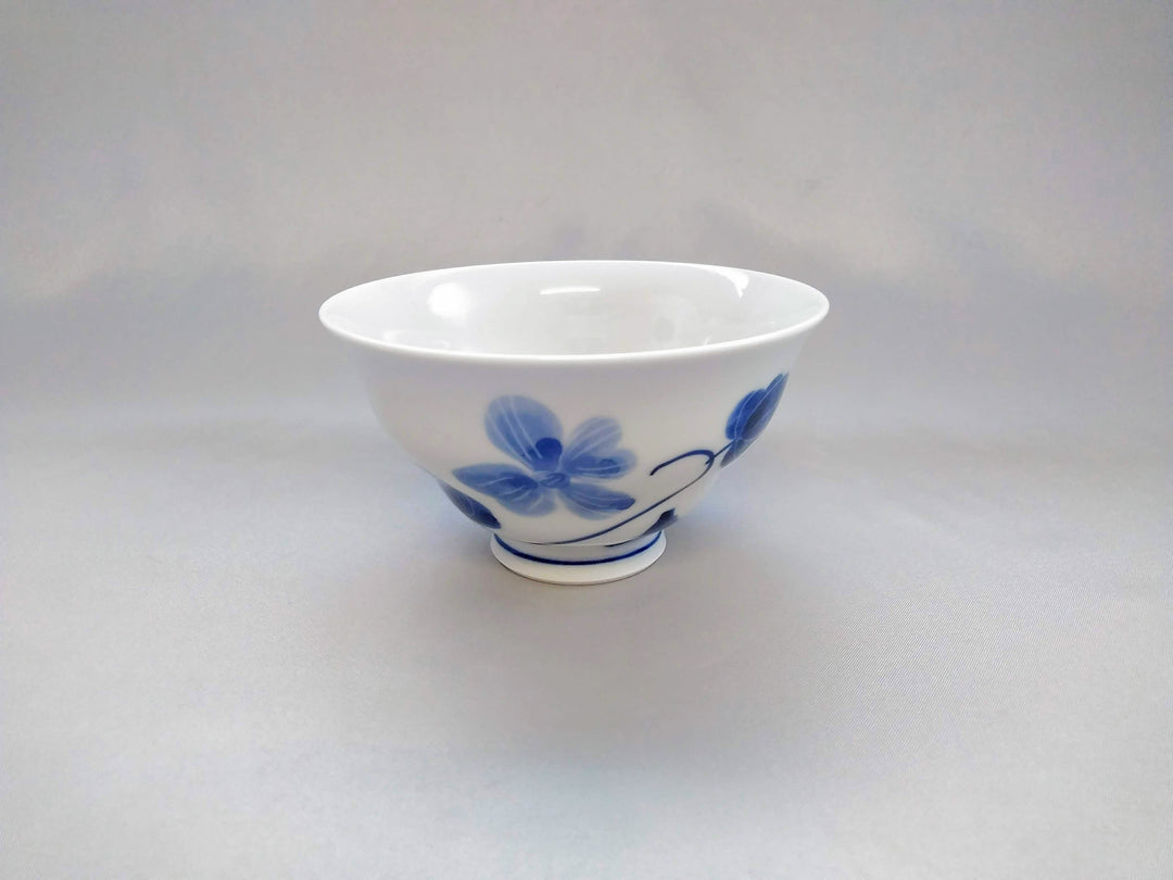 Underglazed Violet Patterned Rice Bowl - Crafted By Eguchi Pottery