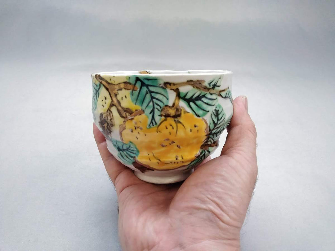 Colored Yuzu Pattern Round Pouring Pot - Crafted By Hitori Wada