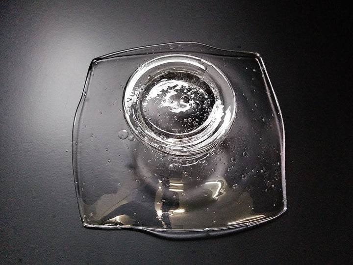 Frozen Square Plate - Crafted By Hiroko Takayama