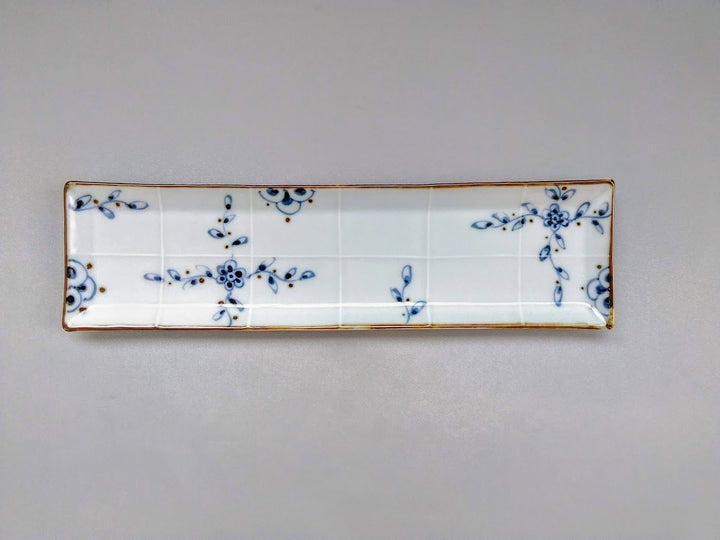 Vine Arabesque Long Plate - Crafted By Tokushichi Kiln