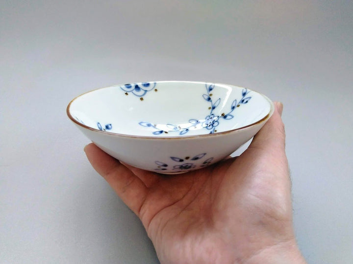 Vine Arabesque Flat Bowl - Crafted By Tokushichi Kiln