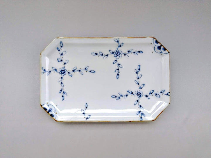 Vine Arabesque grilled Plate - Crafted By Tokushichi Kiln