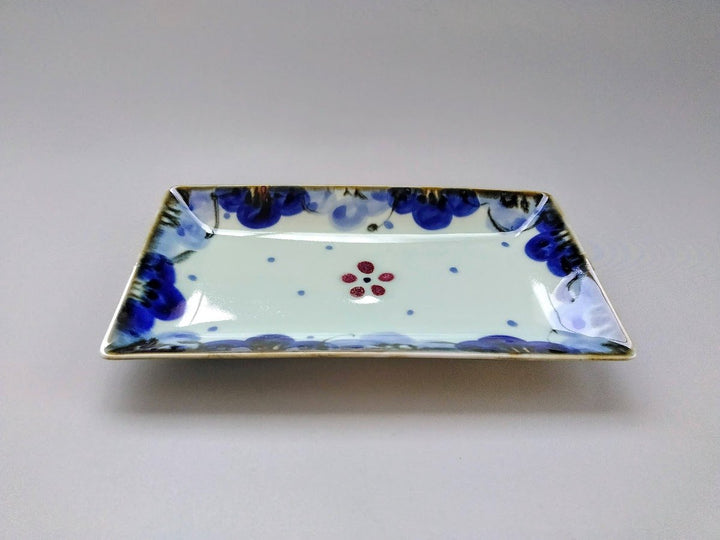 Underglazed Floral Plate - Crafted By Chojuro Kiln