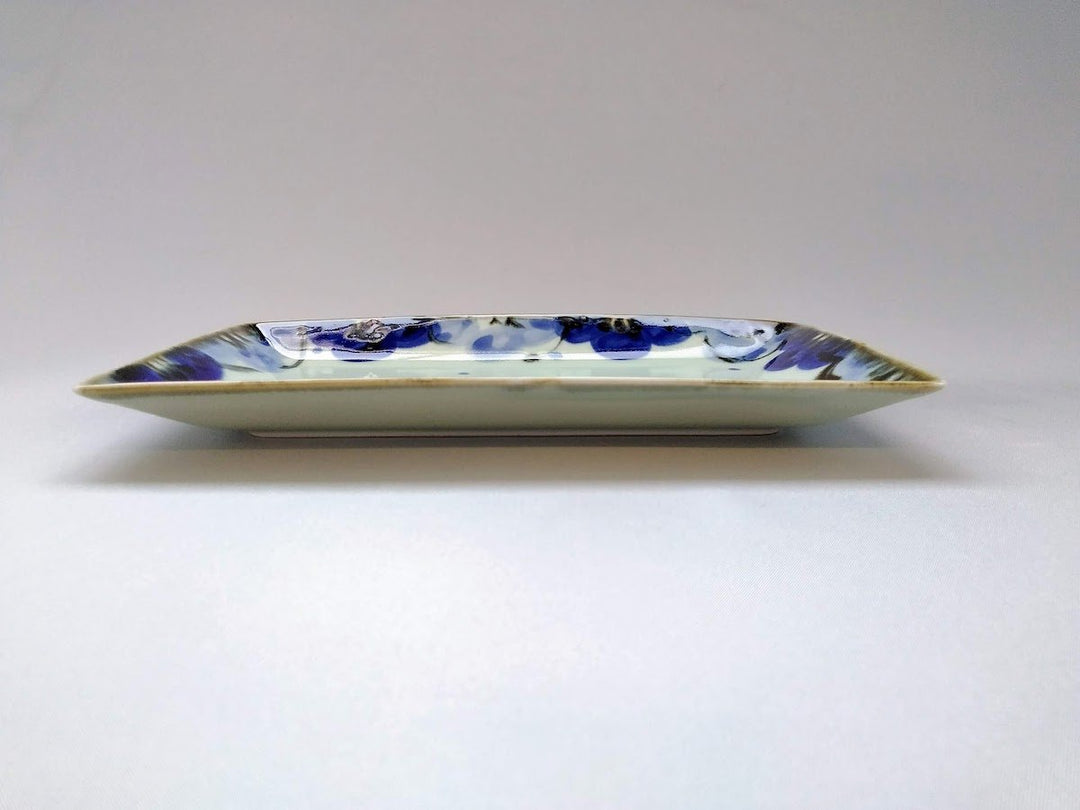 Underglazed Floral Plate - Crafted By Chojuro Kiln