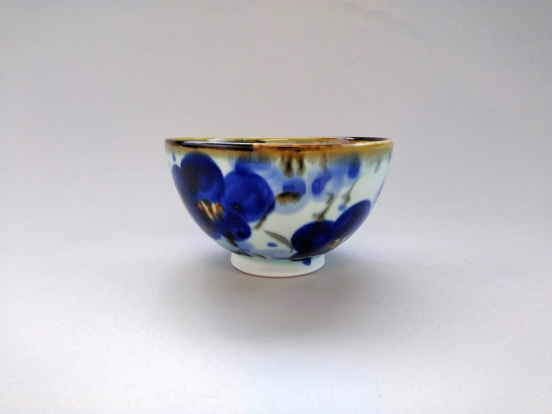 Underglazed Floral Rice Bowl Small - Crafted By Chojuro kiln