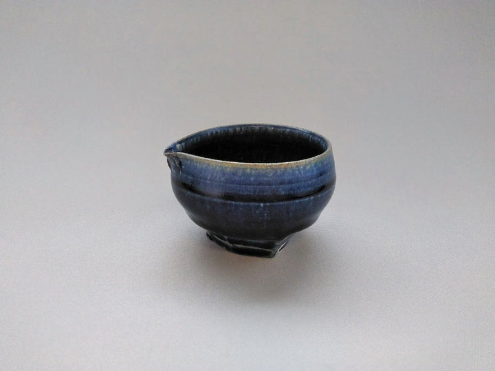 Deep Blue Glazed Katakuchi Small Bowl - Crafted By Kazuhito Yamamoto