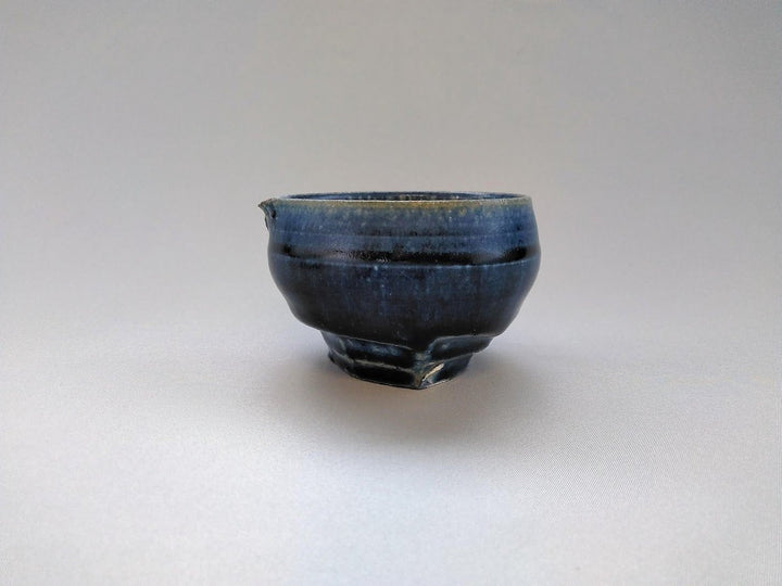 Deep Blue Glazed Katakuchi Small Bowl - Crafted By Kazuhito Yamamoto