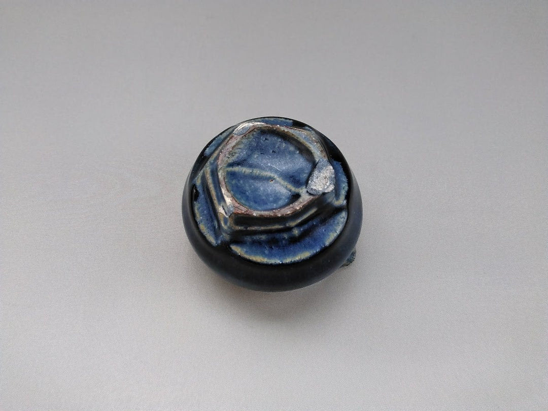 Deep Blue Glazed Katakuchi Small Bowl - Crafted By Kazuhito Yamamoto