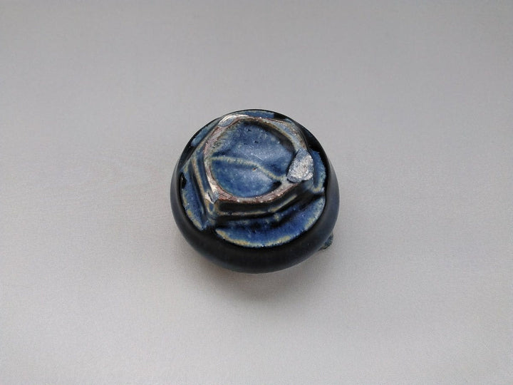 Deep Blue Glazed Katakuchi Small Bowl - Crafted By Kazuhito Yamamoto