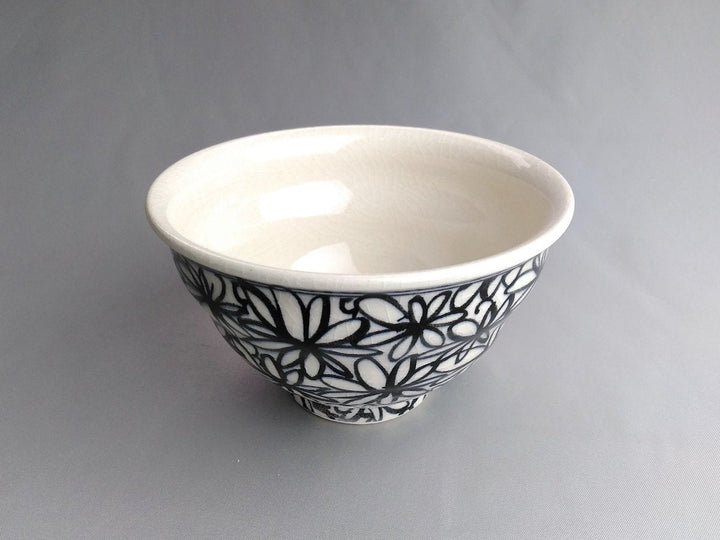 Hanazume Rice Bowl Blue - Crafted By Kikaku Pottery