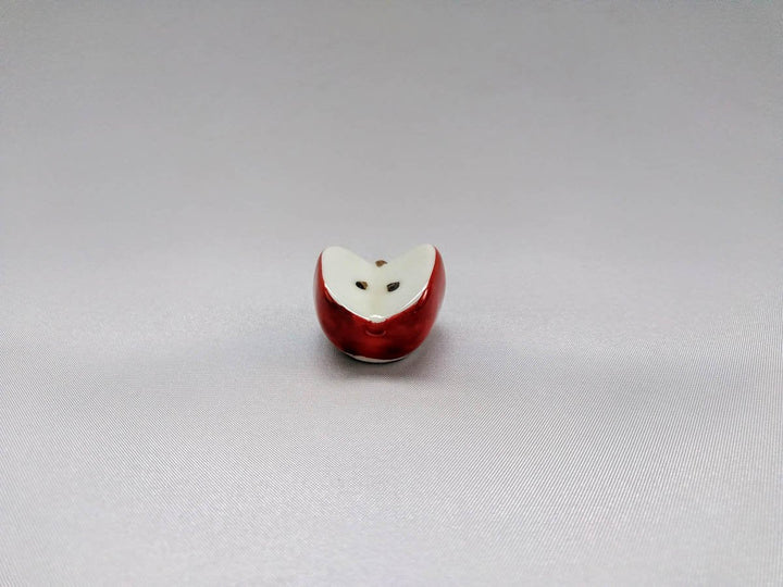 Nishiki Apple Chopstick Rest Red - Crafted By Koyo Kiln