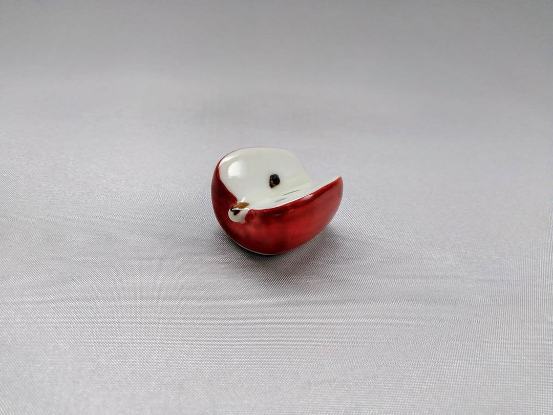 Nishiki Apple Chopstick Rest Red - Crafted By Koyo Kiln