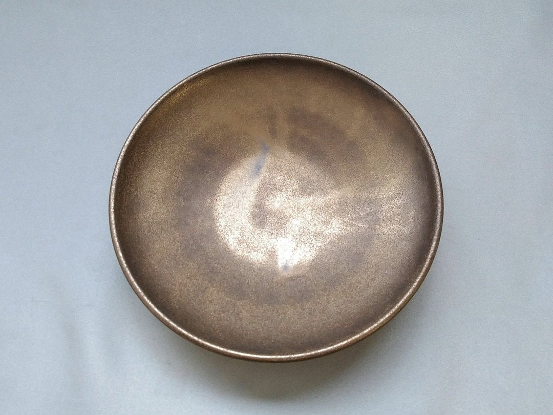 Gold Clay Glazed 5-Sun Plate - Crafted By Kikaku Pottery